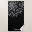 Search for black and white beach towels Minimal