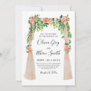 Search for canopy wedding invitations Watercolor