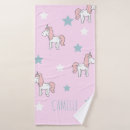 Search for cute girl bath towels Unicorn