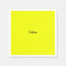 Search for bright neon yellow napkins Solid color
