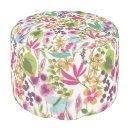 Search for floral poufs Colorful