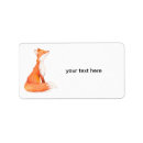 Search for fox return address labels Cute