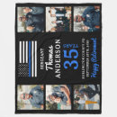 Search for retirement blankets Thin blue line