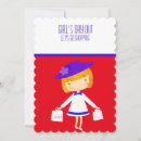 Search for girls day out invitations Blue