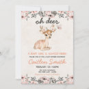 Search for fawn baby shower invitations Little deer almost here