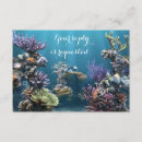 Search for fish rsvp cards ocean