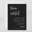 Search for special event invitations Black