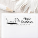 Search for dachshund return address labels Fun