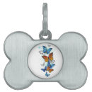 Search for butterfly pet tags White