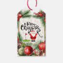 Search for golf gift tags Santa