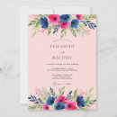 Search for navy and pink wedding invitations Blush