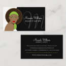 Search for african beauty salon business cards Afro