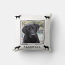 Search for black lab pillows Silhouette