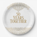 Search for 50th anniversary plates White