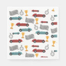 Search for checkered flag napkins Race track