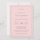 Search for pink gray baby shower invitations For her