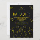 Search for hats off party invitations Simple