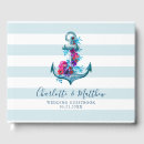 Search for anchor wedding guest books Watercolor