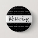 Search for bah humbug buttons Humor