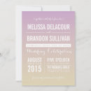 Search for lilac wedding invitations Trendy