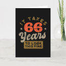 Search for funny 66th birthday cards Vintage