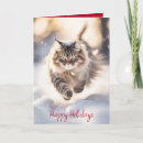 Search for dashing through the snow cards Cat