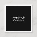 Search for plain business cards Black and white