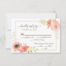 Search for number of guests wedding rsvp cards Floral