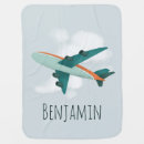 Search for airplane baby blankets Blue