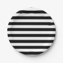 Search for black white striped plates Vintage