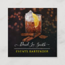 Search for bar owner business cards Cocktails
