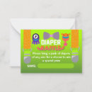 Search for monster baby shower invitations Green