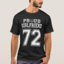Search for football girlfriend tshirts Proud