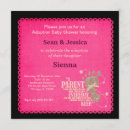 Search for adoption shower invitations Girl