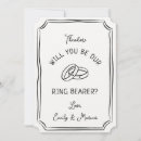 Search for bearer rings Bridal party