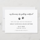 Search for dog wedding save the dates Simple