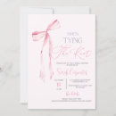Search for bow bridal shower invitations Blush pink