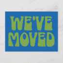 Search for funny change of address postcards Minimalist