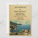 Search for lake wedding invitations California