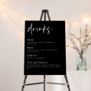 Search for alcohol list for wedding menus Elegant