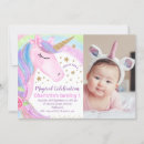 Search for magical day birthday invitations Rainbow