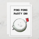 Search for ping pong invitations Funny