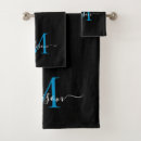 Search for blue and black bath towels Monogrammed