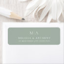 Search for wedding return address labels Modern