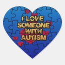 Search for autism stickers Heart