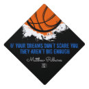 Search for basketball graduation cap toppers Black
