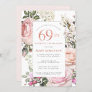 Search for 69th birthday invitations Rose