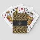 Search for art deco playing cards Black and gold