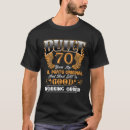 Search for 70th birthday tshirts Retro