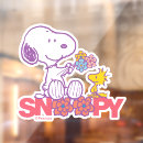 Search for floral window decals Snoopy